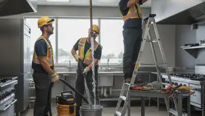 Emergency plumber repairing a leak in a Pasadena, CA home for fast same-day plumbing service