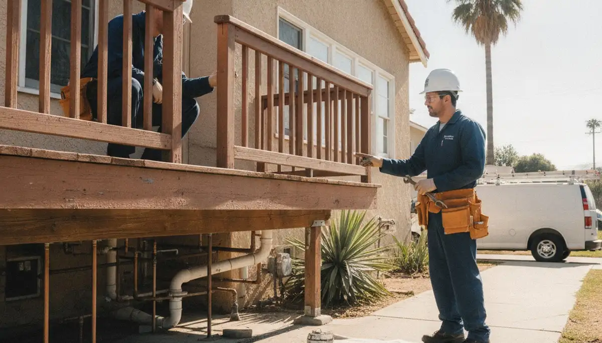 Pasadena, CA plumber repairing a plumbing system for a local home or business