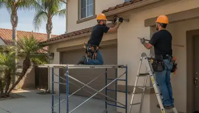 Pasadena, CA plumber repairing a residential pipe for fast leak and plumbing service