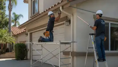 Pasadena, CA plumber repairing a residential plumbing issue on a service call