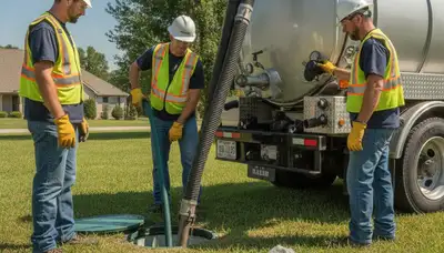 Pasadena, CA plumber providing septic pumping service for residential homes