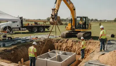 Septic tank installation for Pasadena, CA homes by professional plumbers