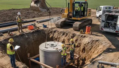 Septic tank installation for Pasadena, CA homes by On Call Plumbers