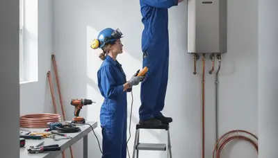 Tankless water heater service in Pasadena, CA for efficient hot water in a home