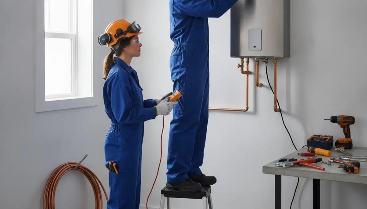 Tankless water heater service in Pasadena, CA by On Call Plumbers